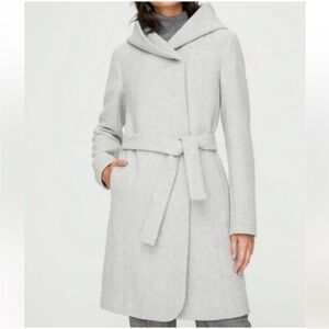 [SOLD] [NEW] Aritzia Wilfred The Borda Soft Wool Cashmere Belted Coat - M
